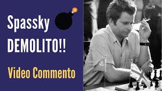 la Demolizione di Spassky  Fischer vs Spassky  Game 6  1972  Partite Commentate 04 [upl. by Clarise933]