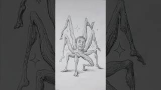 Nicolas Cage in LONGLEGS movie drawing art [upl. by Cantlon269]