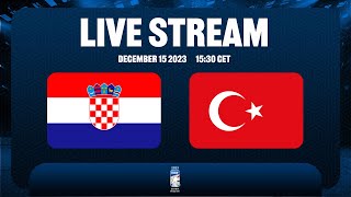 2023 MEN’S OLYMPIC ICE HOCKEY QUALIFICATION Round 2 Group M  CRO vs TUR [upl. by Frankhouse3]