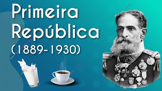 Primeira República 18891930  Brasil Escola [upl. by Olette]