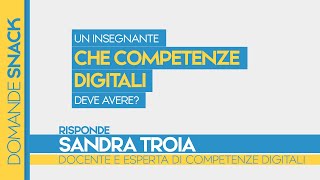 Quali sono le competenze digitali richieste a un insegnante [upl. by Jemena]