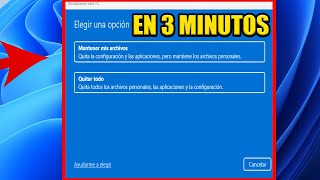 como PONER mi PC de FABRICA WINDOWS 11 [upl. by Oznole552]