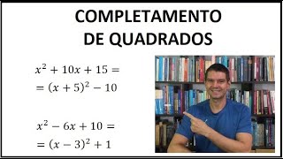 QUADRÁTICA  02  Completamento de quadrados 12 [upl. by Gaw]