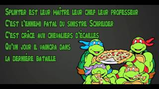 Tortues ninja générique entier 1987 Paroles HD [upl. by Eneleuqcaj]