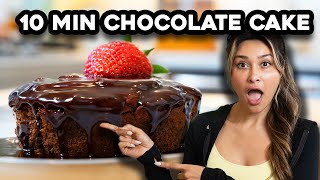 Make This Chocolate Cake without Sugar or Carbs  5 Ingredients  Airfryer recipe [upl. by Yboc]