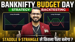 BankNifty Budget Strategy for Option Trading  Straddle amp Strangle Backtesting  ShareMarket [upl. by Nahtam402]