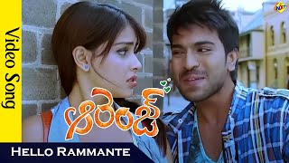 Hello Rammante Video Song  Orangeఆరెంజ్ Telugu Movie Songs  Ram Charan  Vega Music [upl. by Ainoval]