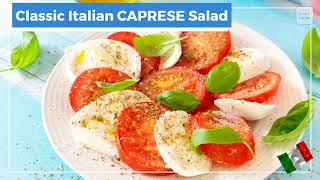 Classic Caprese Salad Recipe Everything You Wanted To Know About This Famous Italian Salad [upl. by Parnell]