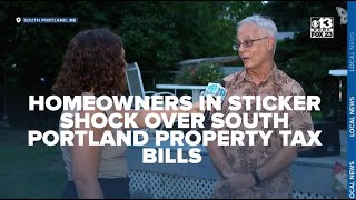 Shock to the system Homeowners in sticker shock over South Portland property tax bills [upl. by Alenas567]