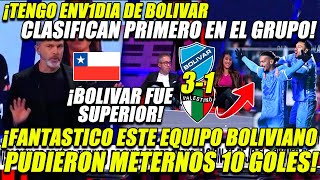 PRENSA CHILENA RENDIDA POR TRIUNFO Y CLASIFICACIÓN DE BOLIVAR vs PALESTINO ¡DEBIERON GOLEARNOS [upl. by Magee]