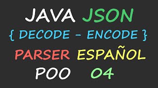 🔴 JAVA JSON 4 DECODE JSON Array of Objects [upl. by Eleon]