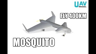 SKYEYE MOSQUITO UAV FIXED WING It can fly 400km and fly for 5 ～10 hours Complete machine Large drone [upl. by Narruc]