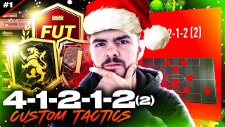 FIFA 22 1ST IN WORLD 200 412122 PRO CUSTOM TACTICS FIFA ULTIMATE TEAM  HOW TO USE 41212 [upl. by Nerret511]