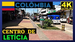 🇨🇴 Andando no Centro de LETÍCIA  COLÔMBIA  Tríplice Fronteira 2023 gopro Hero 11  4K [upl. by Ellek90]