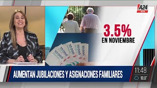 📢 AUMENTAN JUBILACIONES Y ASIGNACIONES FAMILIARES [upl. by Aneeles]