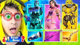 RANDOM BOSS FINAL SKIN CHALLENGE en Fortnite Reto skin de jefe aleatoria [upl. by Stefano]