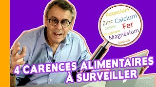 🍏 Les 4 Carences Alimentaires à Surveiller  🔎 Fer calcium magnésium [upl. by Akinimod252]