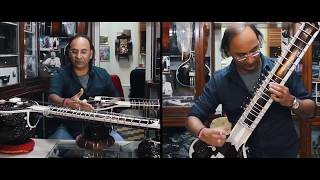 Various Styles Of Sitars Ajay Rikhiram [upl. by Melak351]