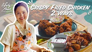 Crispy Fried Chicken 2 Ways  Judy Anns Kitchen [upl. by Eiznik]