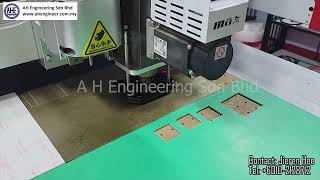 MICA sheet material with electrical oscillating tool cutting  CNC Cutting Machine [upl. by Nickolai]