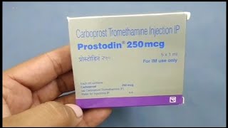 Prostodin 250mcg injection  Carboprost Tromethamine Injection IP  Prostodin 250mcg injection Uses [upl. by Joost]