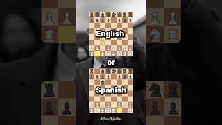 ⚠️ English or Spanish😹 chess opening englishorspanish [upl. by Ennairrek]