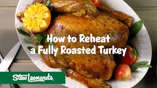 How to Reheat a Fully Roasted Turkey  Step by Step [upl. by Macdonald332]