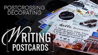 ✒️ WRITING 5 postcards  POSTCROSSING amp Decorating  15  Aug 2024  Beautiful ideas [upl. by Digirb]