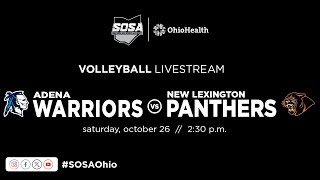 LIVE  Volleyball District Final Adena Warrios vs New Lexington Panthers [upl. by Ardnoed]