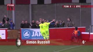 FC United of Manchester vs Gainsborough Trinity  141115  Goals [upl. by Aicenert]