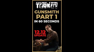 Gunsmith Part 1 1212 Build Guide in 60 seconds  MP133 Shotgun  Escape From Tarkov EFT [upl. by Atisusej]