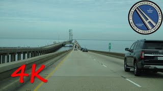 ⁴ᴷ Lake Pontchartrain Causeway northbound 4K VIDEO [upl. by Bainbridge]