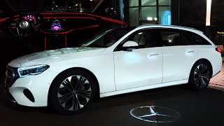 2024 MercedesBenz EClass Estate Review  Night Drive Interior and Exterior [upl. by Laroc]