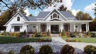 Craftsman House Plan 75154 at FamilyHomePlanscom [upl. by Einavoj]