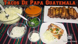 Tacos De Papa Guatemala [upl. by Courcy441]