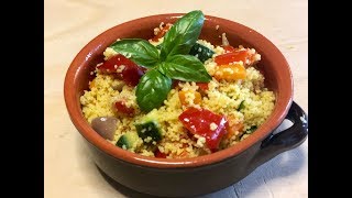 Cous Cous con Verdure Ricetta Facile e Veloce [upl. by Leamhsi]