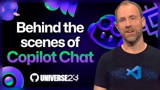 Copilot Chat in Visual Studio Code  GitHub Universe [upl. by Mapel827]