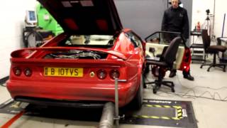 Lotus Esprit Dyno Test  Alunox 321SS Manifoldwmv [upl. by Ettevad]