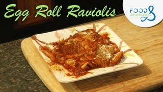 EGG ROLL RAVIOLIS raviolis made from egg roll wrappers  Food amp Whatever Season 2  Episode 05 [upl. by Berlauda869]