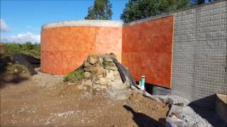 Silo House round concrete foundation work [upl. by Chauncey276]