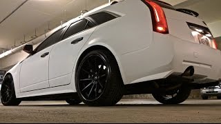 CADILLAC CTS 36DI AWD WAGON CUSTOM MAGNIFLOW EXHAUST [upl. by Ajdan335]