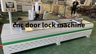 Cnc door lock machine working video [upl. by Monafo]