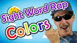 Sight Word Rap Colors  Sight Words  High Frequency Words  Jump Out Words  Jack Hartmann [upl. by Imoin478]