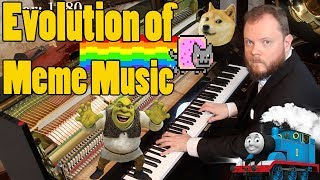 Evolution of Meme Music 1500 AD  2018 [upl. by Adnalohs522]