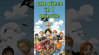 One piece in 1 minute onepiece [upl. by Pfosi116]