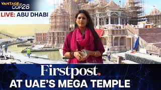 Ground Report UAEs First Hindu Stone Temple Built Near Abu Dhabi  Vantage with Palki Sharma [upl. by Annawot]