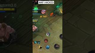 MAP HACKED  MOBILE LEGENDS mobilelegends funnyclips mlbb funnymoments [upl. by Ikcaj]