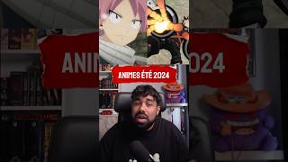 Les animes de l’été 2024 anime manga myheroacademia fairytail mha towerofgod [upl. by Claudy]