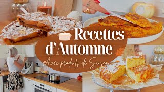 MES MEILLEURES RECETTES DAUTOMNE 🍎🍂  Avec des produits frais et locaux • Cuisine de saison [upl. by Otes]