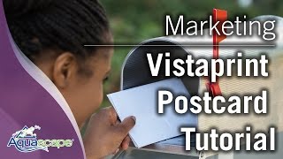 Vistaprint Postcard Direct Mail Tutorial [upl. by Quinby]